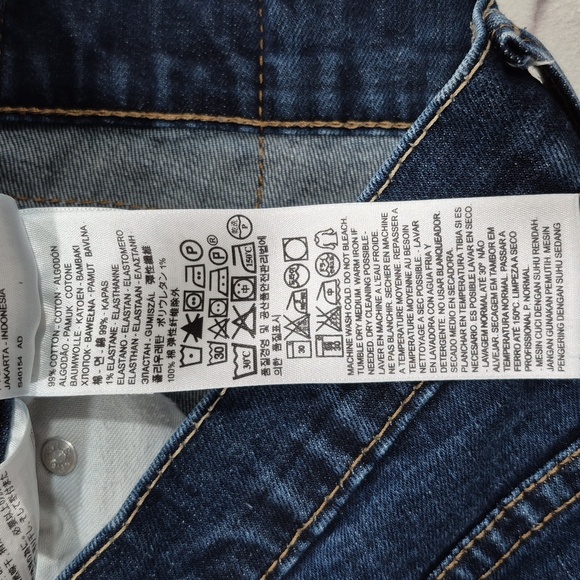 Levi's 511, 32x30 Slim Fit Jeans, Blue - Picture 11 of 13